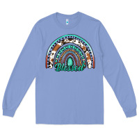 Colony Blue blessed western rainbow Long Sleeve Tee - Jasminsmagicworld