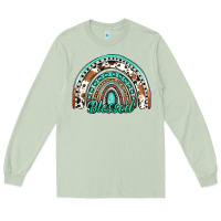 Matcha blessed western rainbow Long Sleeve Tee - Jasminsmagicworld