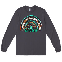 Smoke blessed western rainbow Long Sleeve Tee - Jasminsmagicworld