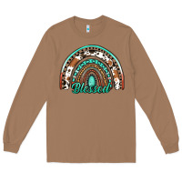 Toasted Coconut blessed western rainbow Long Sleeve Tee - Jasminsmagicworld