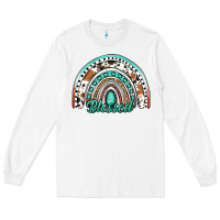 White blessed western rainbow Long Sleeve Tee - Jasminsmagicworld