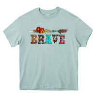 Arona brave and aztec wood sunflower with arrow Heavy Core Tee - Artiststas