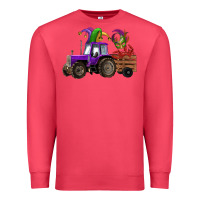 Cardinal mardi gras mask crawfish farm tractor Premium Sweatshirt - RanaPortraitStore