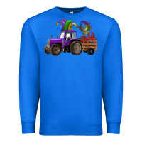 True Royal mardi gras mask crawfish farm tractor Premium Sweatshirt - RanaPortraitStore