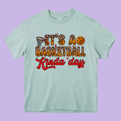 It S A Basketball Kinda Day Heavy Core Tee Designed By Zillion Design Studio