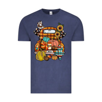 Vintage Denim farm truck,fall Vintage Tee - JahusDesignShop