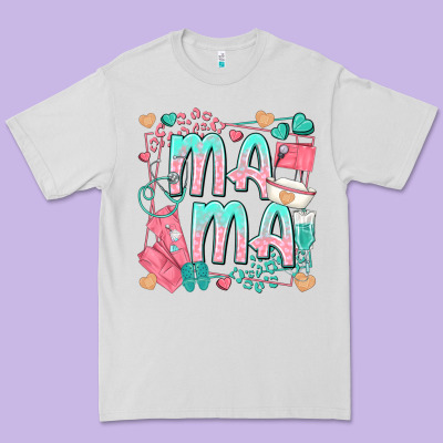 Mama Nurse Premium Tee Designed By Texasbilliewilder