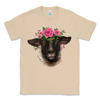 Mushroom suffolk ewe sheep with floral headdress Classic Tee - BarkalooDesign