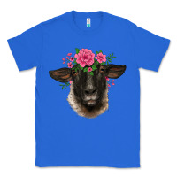True Royal suffolk ewe sheep with floral headdress Classic Tee - BarkalooDesign