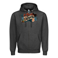 Charcoal Heather patriotic drunk america Zipper Hoodie - NancyCooperArtShop
