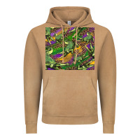Vintage Camel mardi gras Louisiana crocodile leopard Vintage Hoodie - RanaPortraitStore
