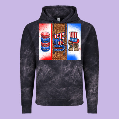 Usa Macaroon And Boots Vintage Hoodie Designed By Adodesignshop