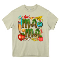 Mossy mama teacher Heavy Core Tee - texasbilliewilder