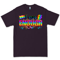 Plum i am enough Premium Tee - Zillion Design Studio