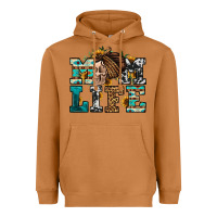 Meerkat western momlife skull with bandana Heavyweight Hoodie - Jasminsmagicworld