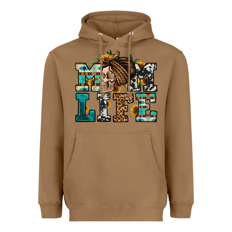 Western Momlife Skull With Bandana Heavyweight Hoodie by Jasminsmagicworld | Teevron