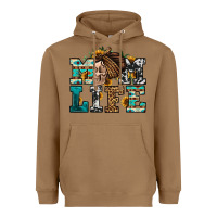 Toasted Coconut western momlife skull with bandana Heavyweight Hoodie - Jasminsmagicworld