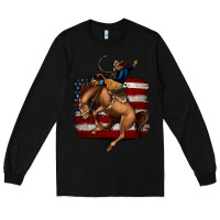 Black bucking bronco Long Sleeve Tee - Jasminsmagicworld