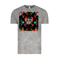 Cloud Rock sugar skull seamless pattern Vintage Tee - BundleAndBundleShop