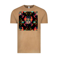 Vintage Camel sugar skull seamless pattern Vintage Tee - BundleAndBundleShop