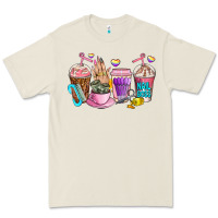 Bone nail art  coffee cups Premium Tee - AdoDesignShop