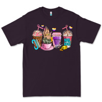 Plum nail art  coffee cups Premium Tee - AdoDesignShop