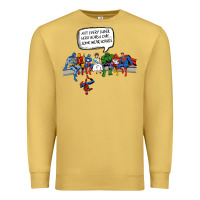 Antique Gold Superheros Premium Sweatshirt - Bettercallsaul
