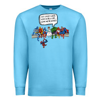 Ocean Blue Superheros Premium Sweatshirt - Bettercallsaul