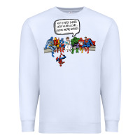 White Superheros Premium Sweatshirt - Bettercallsaul