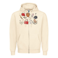 Sandshell baseball mom Zipper Hoodie - MaliasSmallBusiness