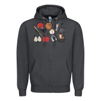 Smoke baseball mom Zipper Hoodie - MaliasSmallBusiness