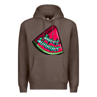 Coffee sweet summer watermelon Premium Hoodie - NancyCooperArtShop