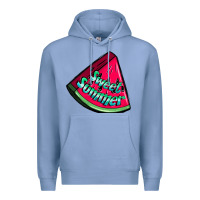 Colony Blue sweet summer watermelon Premium Hoodie - NancyCooperArtShop