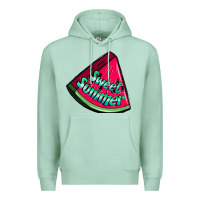 Seafoam sweet summer watermelon Premium Hoodie - NancyCooperArtShop