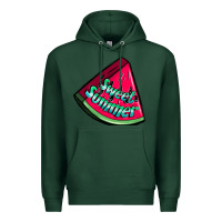 Sports Green sweet summer watermelon Premium Hoodie - NancyCooperArtShop