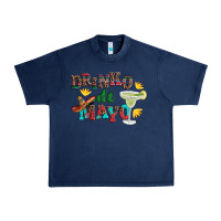 Navy drinko de mayo with margarita and  sombrero Urban Heavy Tee - Artiststas