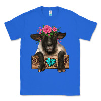 True Royal suffolk ewe peeking with floral headdress Classic Tee - BarkalooDesign
