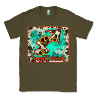 Army Green Sagittarius turquoise cowhide Classic Tee - RanaPortraitStore