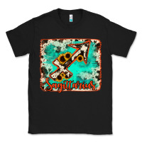 Black Sagittarius turquoise cowhide Classic Tee - RanaPortraitStore