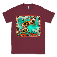 Burgundy Sagittarius turquoise cowhide Classic Tee - RanaPortraitStore