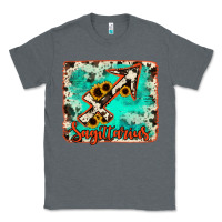 Charcoal Heather Sagittarius turquoise cowhide Classic Tee - RanaPortraitStore