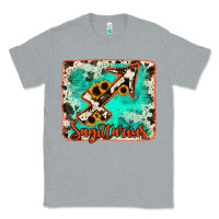 Heather Grey Sagittarius turquoise cowhide Classic Tee - RanaPortraitStore