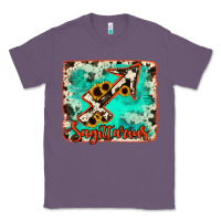 Lavender Sagittarius turquoise cowhide Classic Tee - RanaPortraitStore