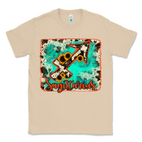 Mushroom Sagittarius turquoise cowhide Classic Tee - RanaPortraitStore