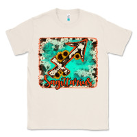 Natural Sagittarius turquoise cowhide Classic Tee - RanaPortraitStore