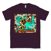 Plum Sagittarius turquoise cowhide Classic Tee - RanaPortraitStore