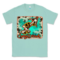 Seafoam Sagittarius turquoise cowhide Classic Tee - RanaPortraitStore