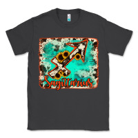 Smoke Sagittarius turquoise cowhide Classic Tee - RanaPortraitStore