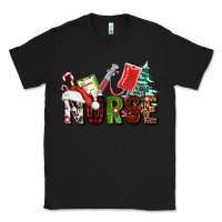 Black Christmas nurse Classic Tee - AdoDesignShop