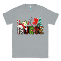 Heather Grey Christmas nurse Classic Tee - AdoDesignShop